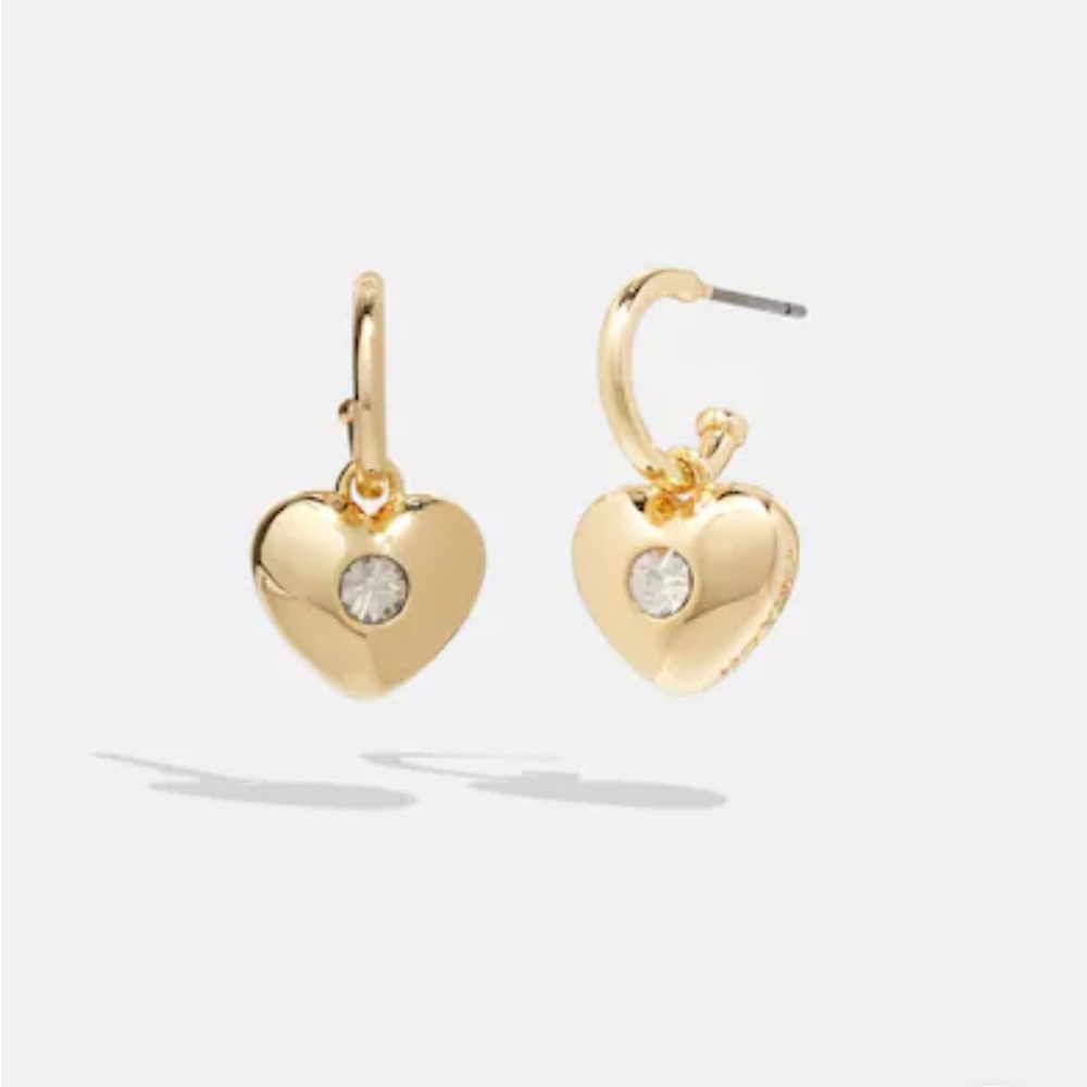 COACH Heart Earrings